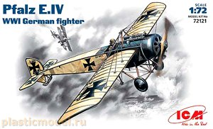 ICM 72121  1:72, Pfalz E.IV German WWI fighter («Пфальц» E.IV немецкий истребитель)